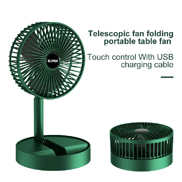 Super Folding Storage Net Bed Fan – Portable Retractable Table Fan