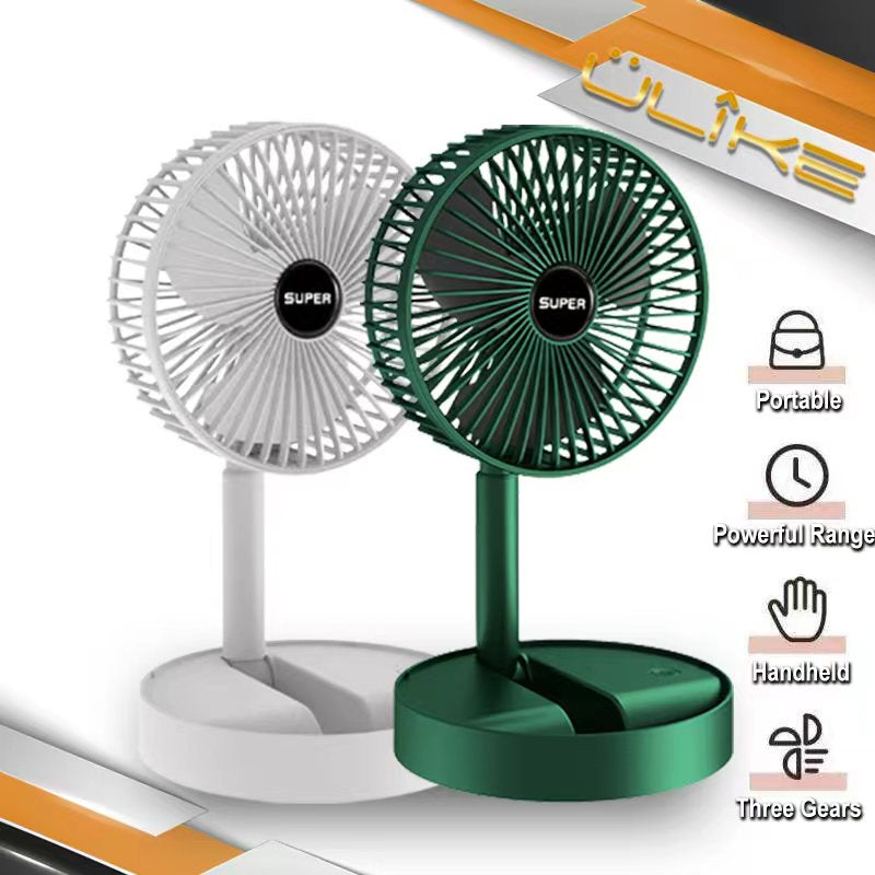 Super Folding Storage Net Bed Fan – Portable Retractable Table Fan